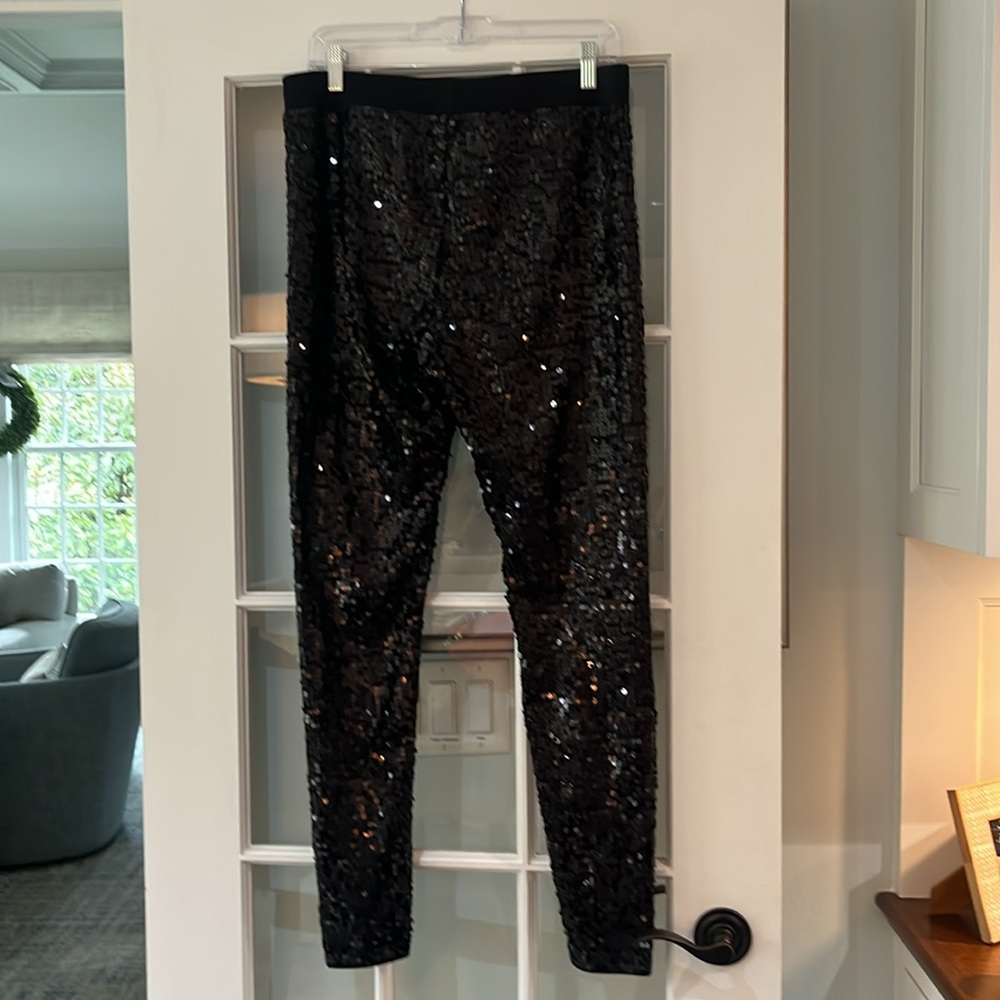 Express Sequence Leggings Size Medium - image 2